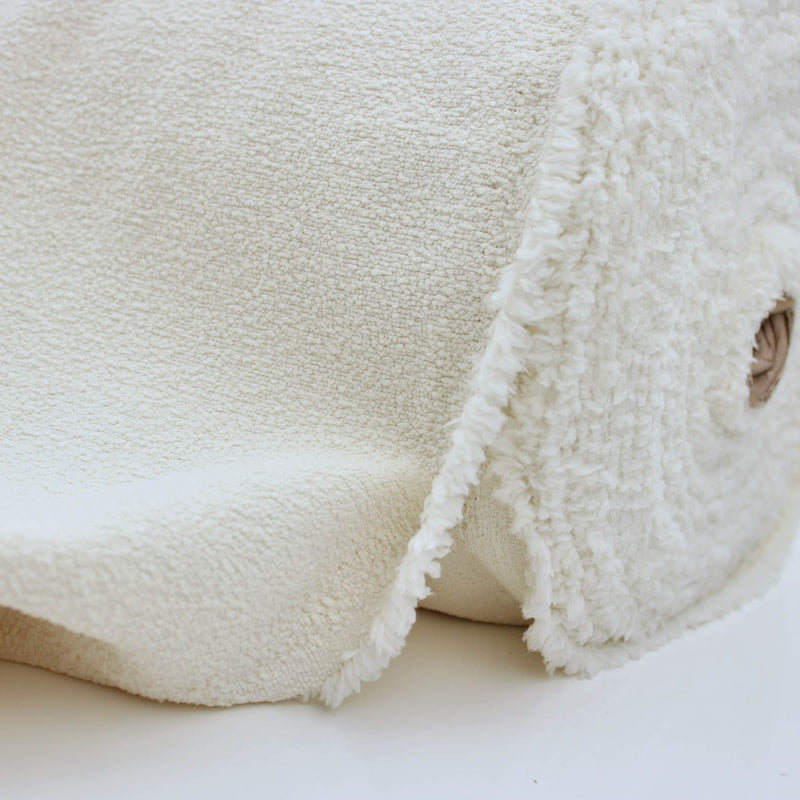 Italia Boucle Nubby Textured Wool Look - Ivory – Lullabee Fabrics