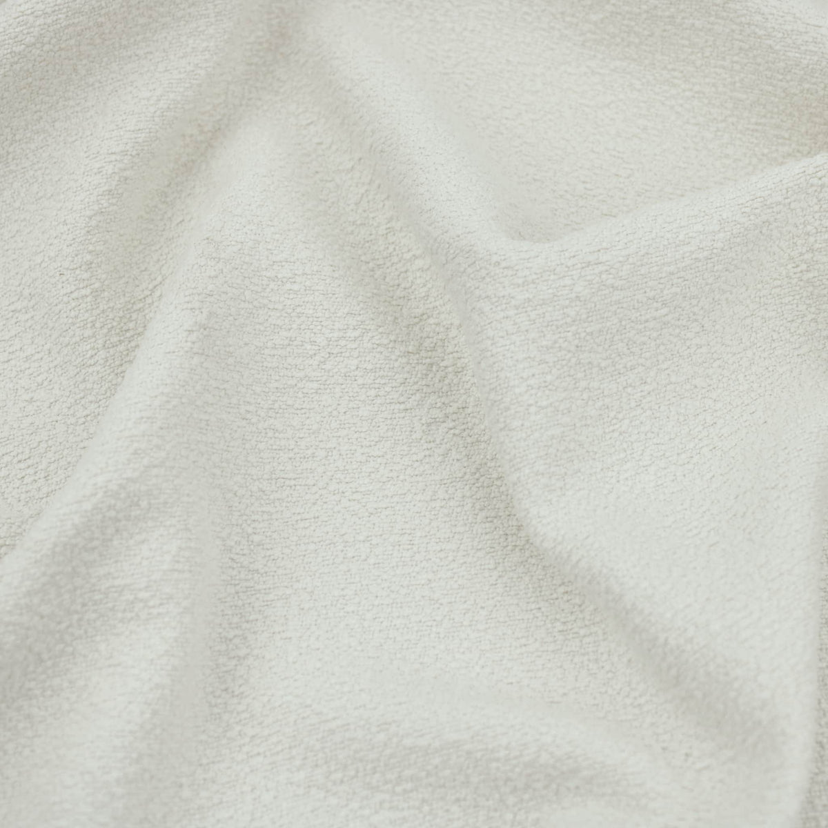 Italia Boucle Nubby Textured Wool Look Home Furnishing Upholstery Fabric Ivory