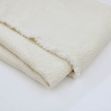 Italia Boucle Nubby Textured Wool Look Home Furnishing Upholstery Fabric Ivory