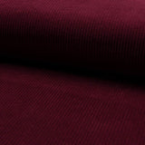 soft stretch 6 wale cotton corduroy women men kids fabric Bordeaux