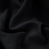 lightweight pure cotton poplin dressamking fabric Black