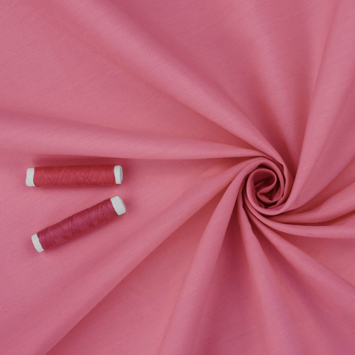lightweight pure cotton poplin dressamking fabric Blush