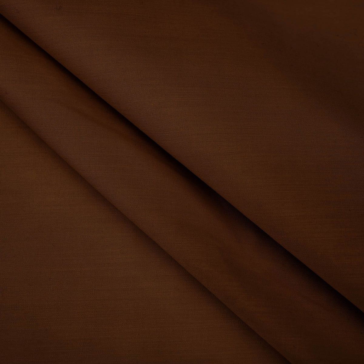 lightweight pure cotton poplin dressamking fabric Chestnut