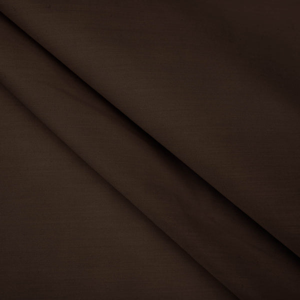 lightweight pure cotton poplin dressamking fabric Coffee