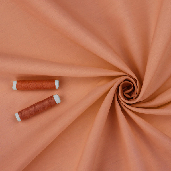 lightweight pure cotton poplin dressamking fabric Copper