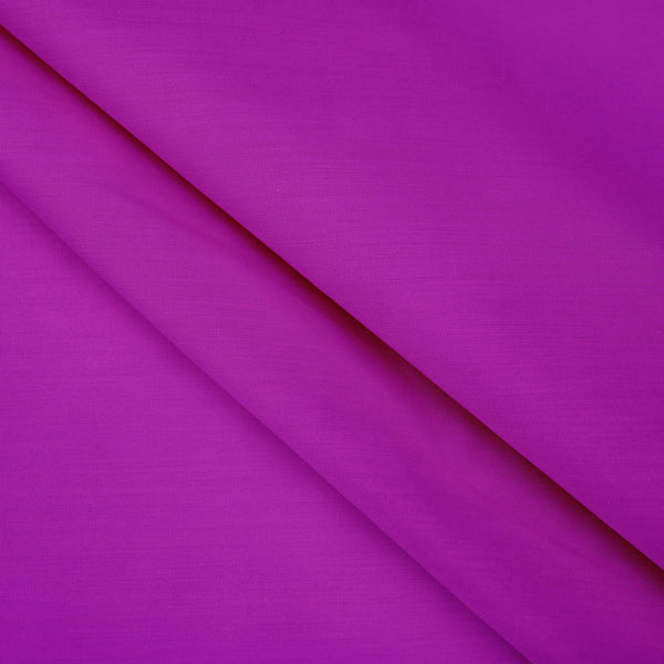 lightweight pure cotton poplin dressamking fabric Fuchsia