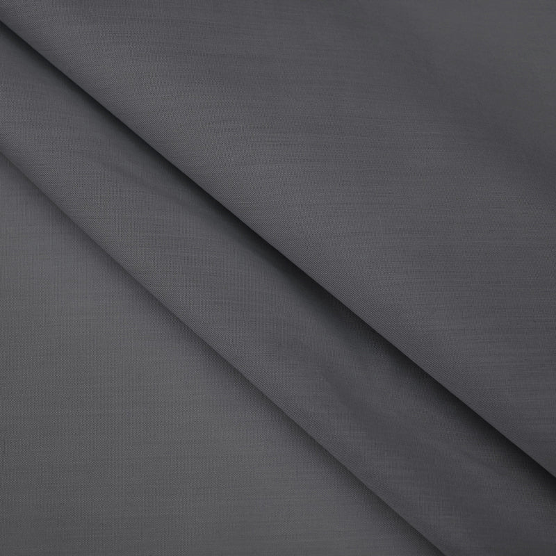 lightweight pure cotton poplin dressamking fabric Granite