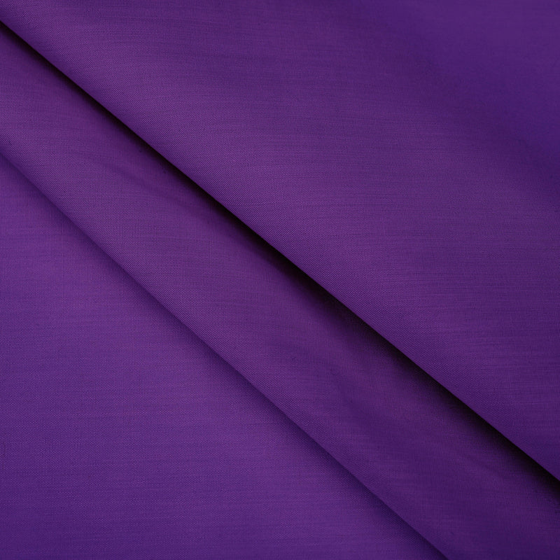 lightweight pure cotton poplin dressamking fabric Grape Purple
