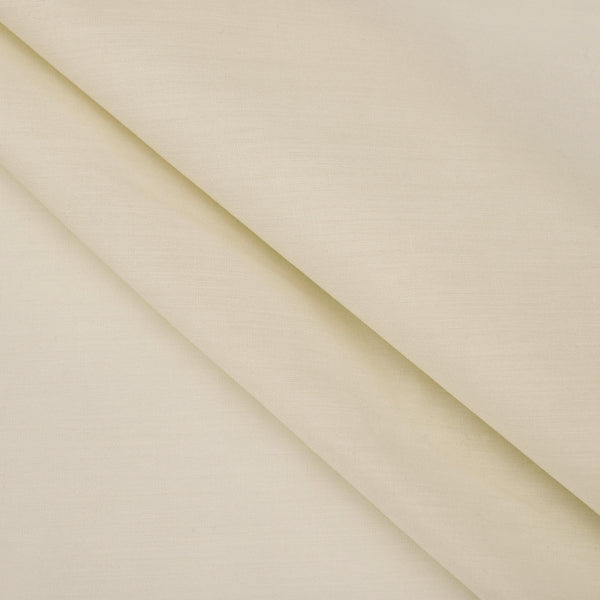 lightweight pure cotton poplin dressamking fabric Ivory