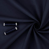 lightweight pure cotton poplin dressamking fabric Navy Blue