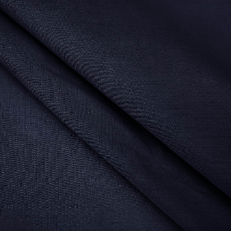 lightweight pure cotton poplin dressamking fabric Navy Blue