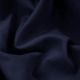 lightweight pure cotton poplin dressamking fabric Navy Blue