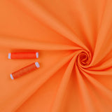 lightweight pure cotton poplin dressamking fabric Orange