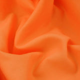 lightweight pure cotton poplin dressamking fabric Orange