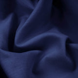 lightweight pure cotton poplin dressamking fabric Oxford Blue