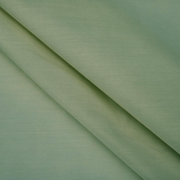 lightweight pure cotton poplin dressamking fabric Sage