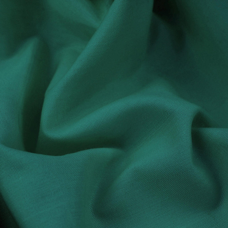 lightweight pure cotton poplin dressamking fabric Sea Green