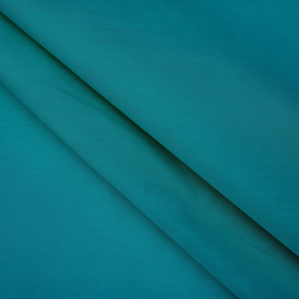 lightweight pure cotton poplin dressamking fabric Teal