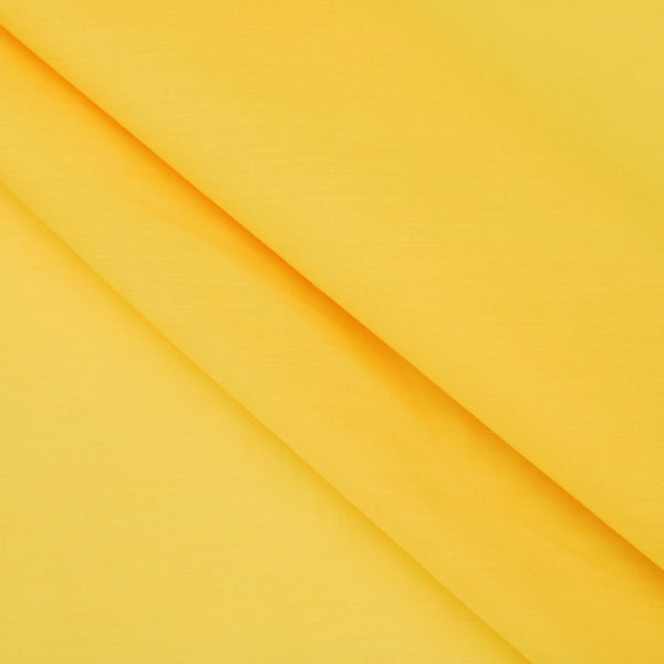 lightweight pure cotton poplin dressamking fabric Yellow