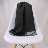 Light 65% cotton denim dressmaking fabric in 17 colours Black