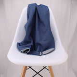 Light 65% cotton denim dressmaking fabric in 17 colours Denim Blue