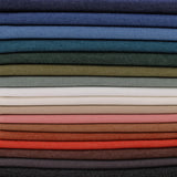 Light 65% cotton denim dressmaking fabric in 17 colours Porcelain