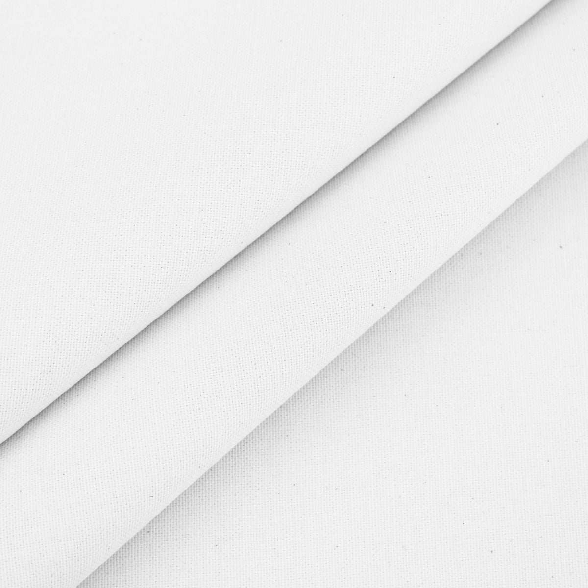 durable pure cotton canvas craft sewing fabric White