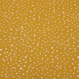 Little Dots and Spots Cotton Jersey Ochre Pattern Dressmaking Women Kids Stretch Fabric OEKO-TEX Soft Knit Polka Mini Neutral  Ochre
