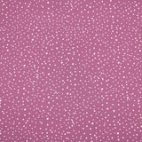 Little Dots and Spots Cotton Jersey Fabric OEKO-TEX pattern kids stretch dressmaking material Old Rose