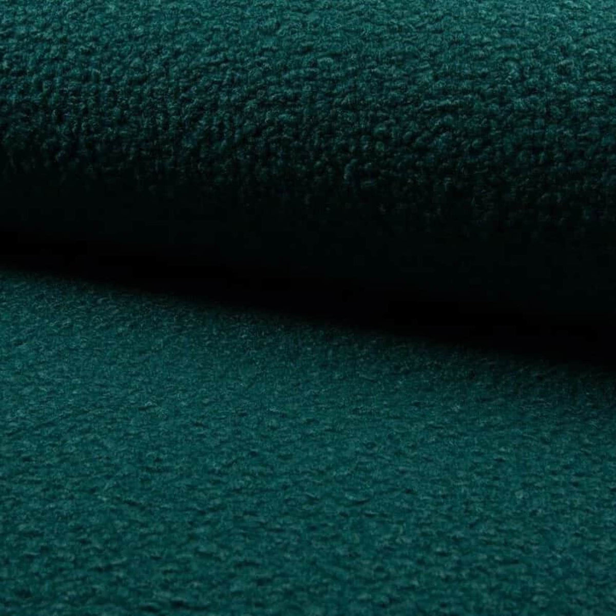 soft sheep wool look boucle furnishing dressmaking fabric Bottle