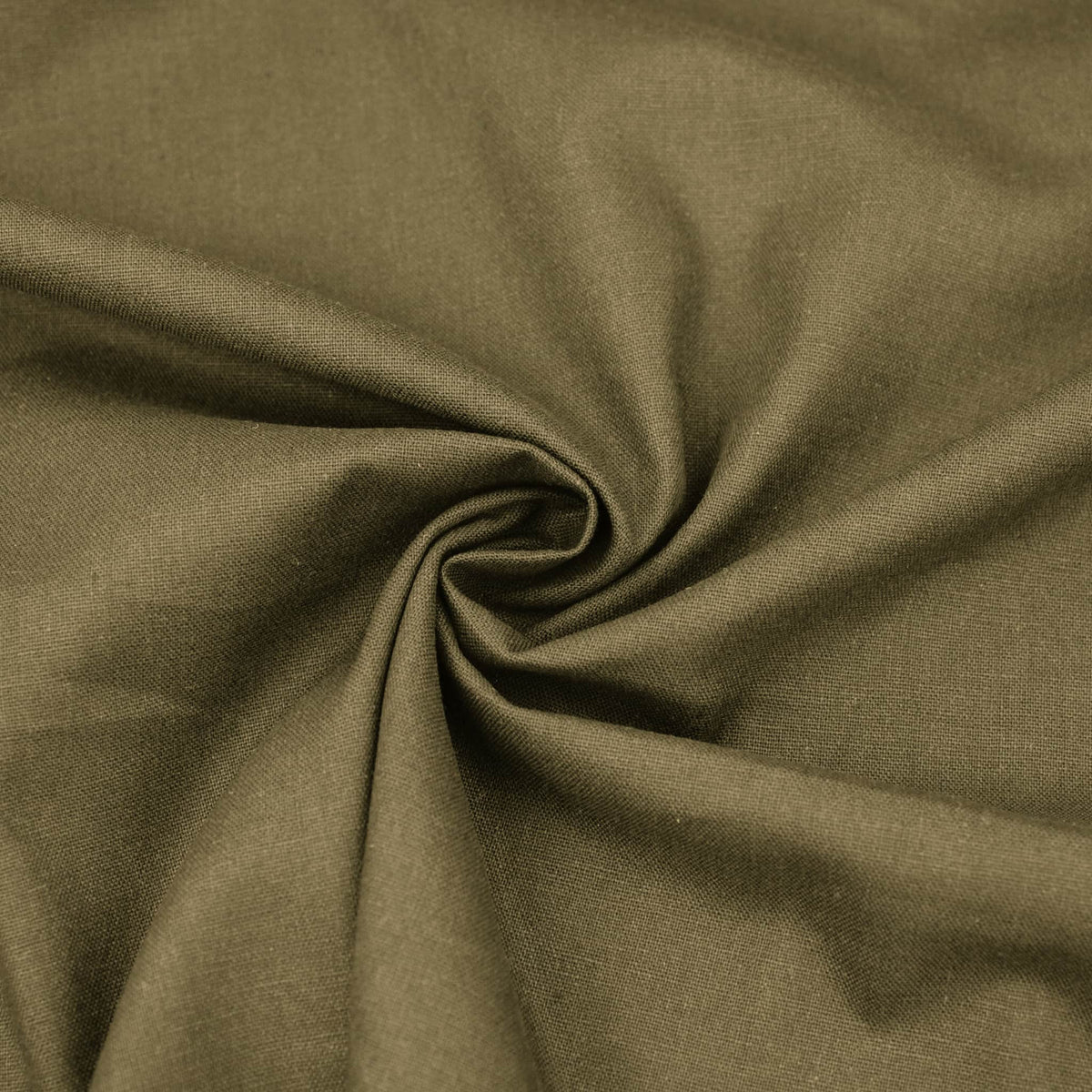 Khaki Madras Plain Solid Cotton Linen Dressmaking Quilting Fabric Material Khaki