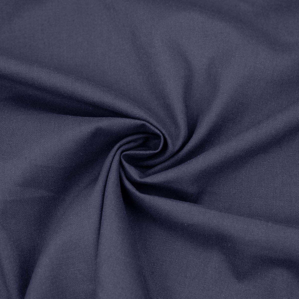 Navy Madras Plain Solid Cotton Linen Dressmaking Quilting Fabric Material Navy