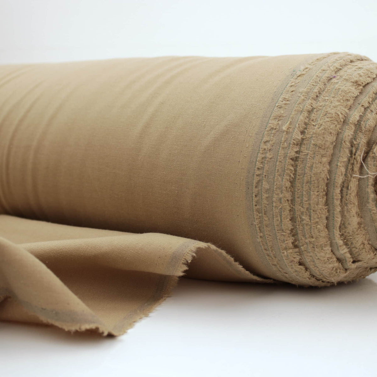 Stone Madras Plain Solid Cotton Linen Dressmaking Quilting Fabric Material Stone