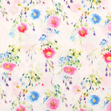 Meadow Watercolour Flowers Cotton Poplin Floral Pattern Dressmaking Fabric Quilting Material Woven Print Soft Summer Spring Watercolour