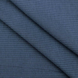 Medium Ribbed Knitted Jersey - Dusty Blue