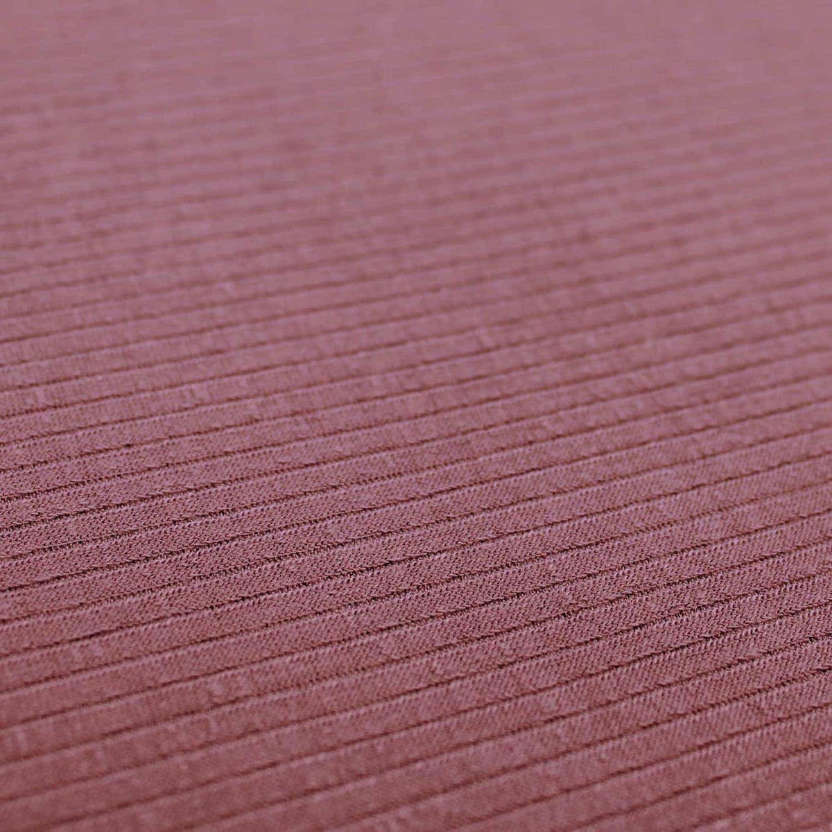 Medium Ribbed Knitted Jersey - Rose Taupe