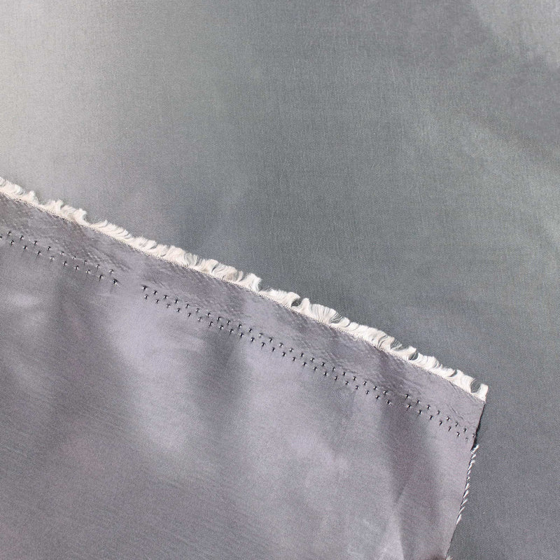 silky smooth metallic taffeta durable woven fabric Silver