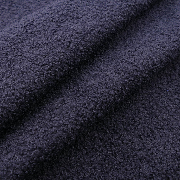 Navy Polyester Fleece Fabric