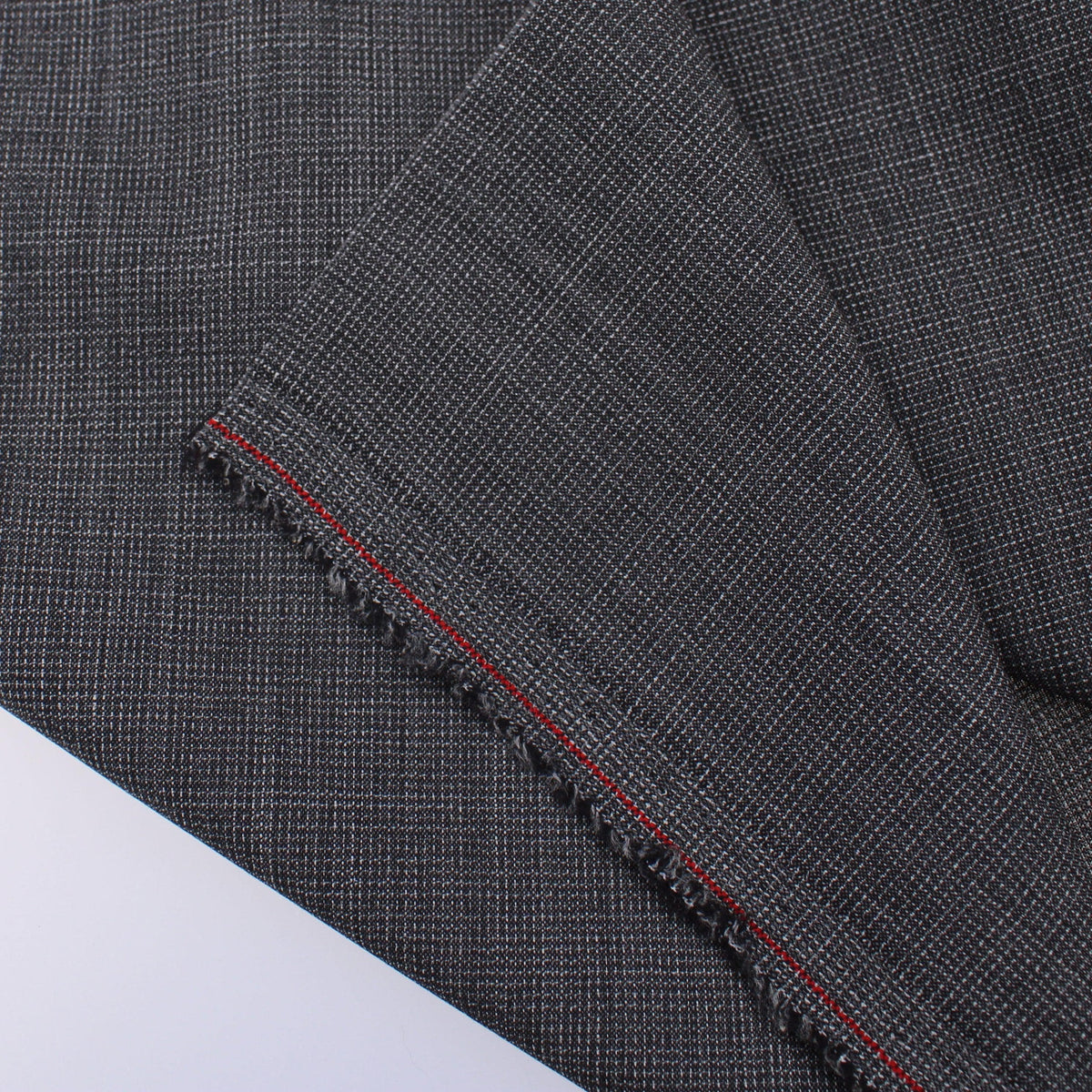 pure wool checked tailoring men fabric Grey