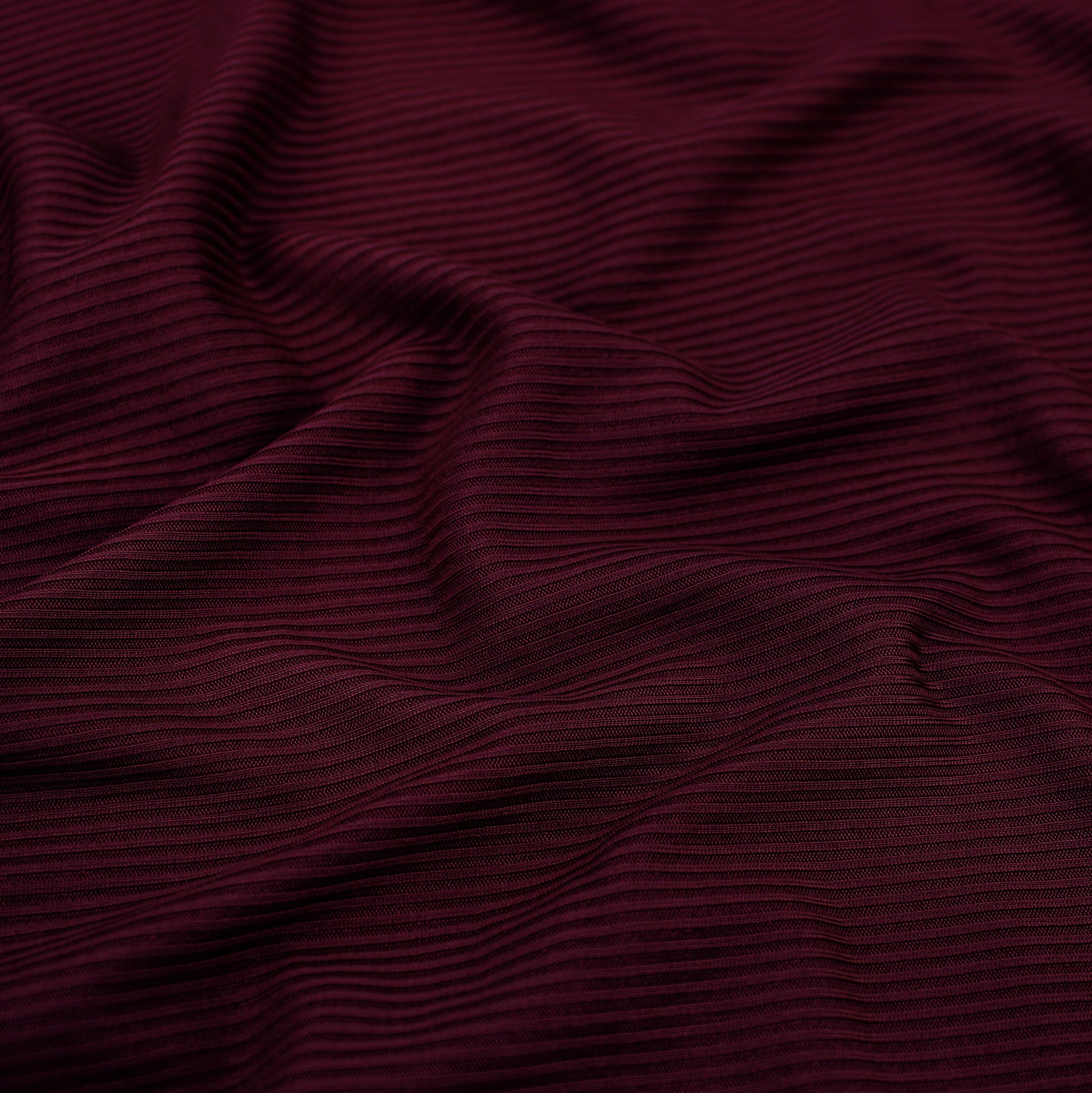 Mini Ribbed Knitted Jersey - Maroon – Lullabee Fabrics
