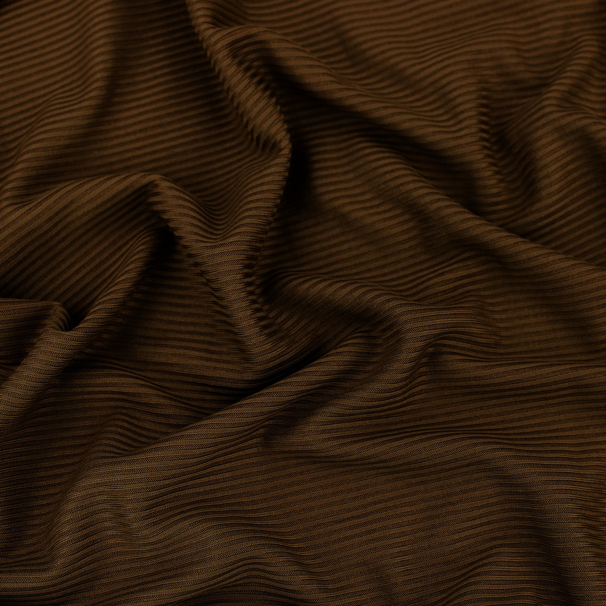 Mini Ribbed Knitted Jersey - Tobacco – Lullabee Fabrics