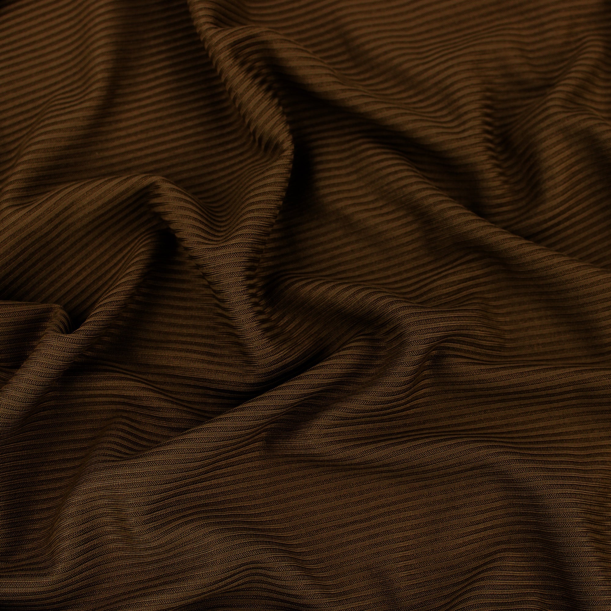 Mini Ribbed Mini Ribbed Knitted Jersey - Tobacco – Lullabee Fabrics