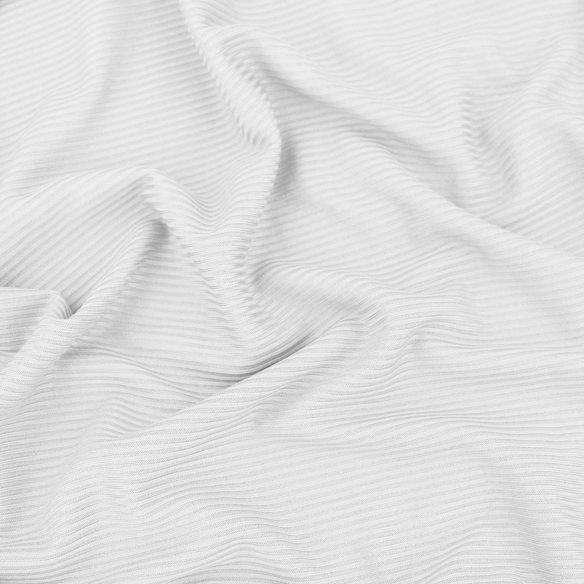 soft 4 way stretch knitted jersey women dressmaking kids fabric White