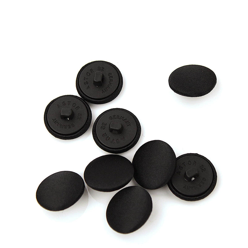 Noah Shank Sew On Round Black Button Black