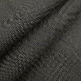 woollen linen look basketweave furnishing fabric Black Gold