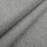 woollen linen look basketweave furnishing fabric Slate Grey