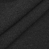 Boucle Tweed Coating Black Upholstery Home Furnishing Fabric Black