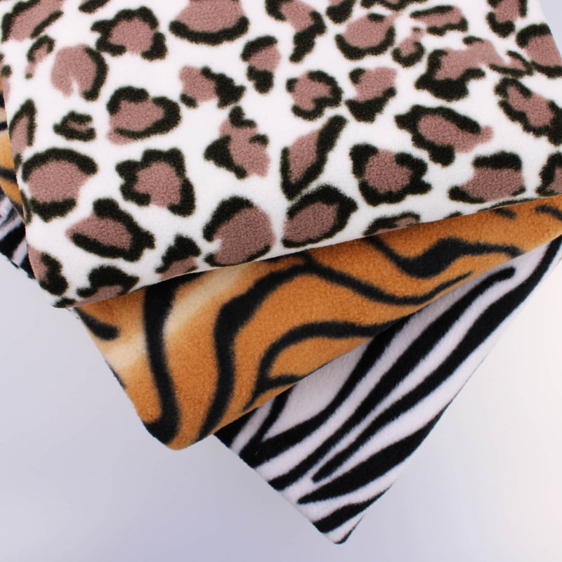 baby soft polar fleece animal spots tiger