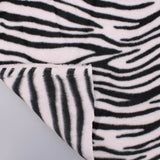 baby soft polar fleece animal spots zebra