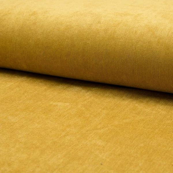 soft stretch cotton 21 wale corduroy dressmaking fabric Corn